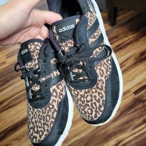 Adidas animal print sneakers